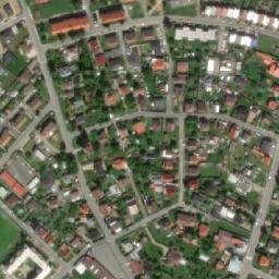 Satellite imagery of [Uhlířské Janovice] church t., CZ