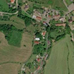 Satellite imagery of [Vápenný Podol] church t., CZ
