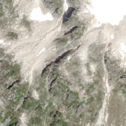 Satellite imagery of Mount Luxor, CA