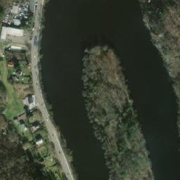 Satellite imagery of [Davle] church t., CZ