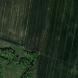 Satellite imagery of [Chlístovice] church t., CZ