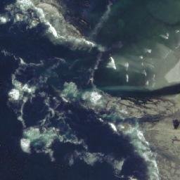 Satellite imagery of Jurassic Point, CA