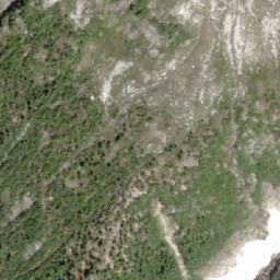 Satellite imagery of Mount Luxor, CA