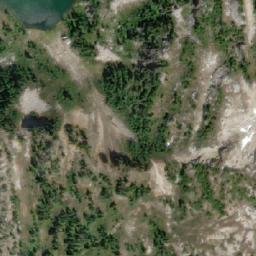 Satellite imagery of Mount Whistlepig, CA