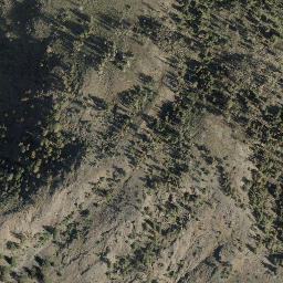 Satellite imagery of Black Knight Mountain, CA