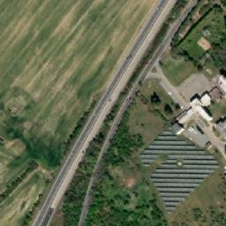 Satellite imagery of UVR [Mníšek pod Brdy] factory chimney, CZ