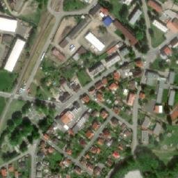 Satellite imagery of [Uhlířské Janovice] church t., CZ