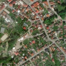Satellite imagery of [Uhlířské Janovice] church t., CZ