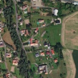 Satellite imagery of [Žichlínek] church t., CZ