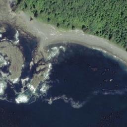 Satellite imagery of Jurassic Point, CA