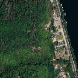 Satellite imagery of [Davle] church t., CZ
