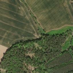 Satellite imagery of [Třebonín] church sanctus t., CZ