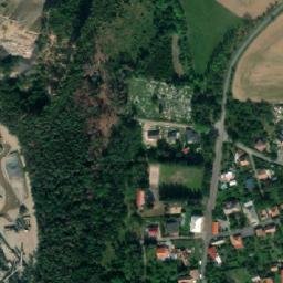 Satellite imagery of [Žumberk] church t., CZ