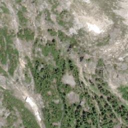 Satellite imagery of Tutankhamen Peak, CA