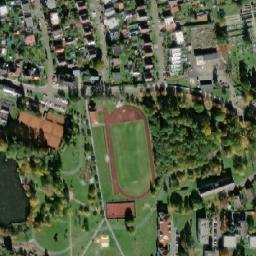 Satellite imagery of [Planá u Mariánských Lázní] church outlook t., CZ