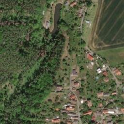 Satellite imagery of [Třebonín] church sanctus t., CZ