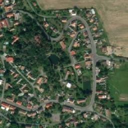 Satellite imagery of [Žumberk] church t., CZ