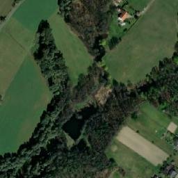 Satellite imagery of [Rychvald] church t., CZ