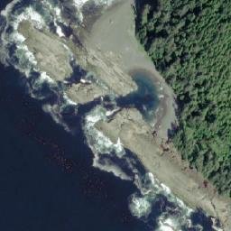 Satellite imagery of Sandstone Point, CA