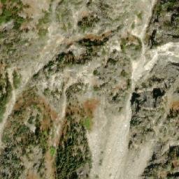 Satellite imagery of Three Bears Mountain, CA
