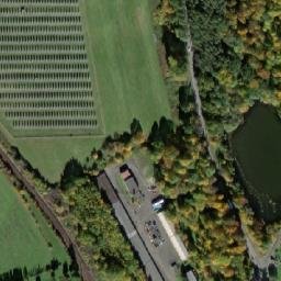 Satellite imagery of [Planá u Mariánských Lázní] church outlook t., CZ