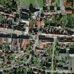 Satellite imagery of [Planá u Mariánských Lázní] heating plant chimney, CZ
