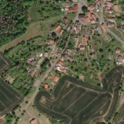 Satellite imagery of [Třebonín] church sanctus t., CZ