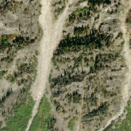 Satellite imagery of Three Bears Mountain, CA