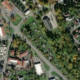 Satellite imagery of [Planá u Mariánských Lázní] church outlook t., CZ