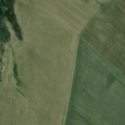 Satellite imagery of [Bílčice] church t., CZ