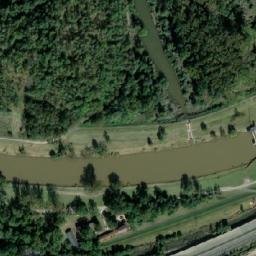 Satellite imagery of Anselm [Ostrava-Petřkovice u Ostravy] former mine factory chimney, CZ