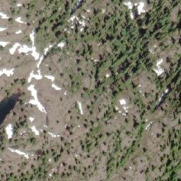 Satellite imagery of Crest Mountain, CA