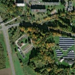 Satellite imagery of [Planá u Mariánských Lázní] heating plant chimney, CZ