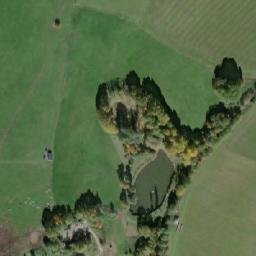 Satellite imagery of [Planá-Otín] church t., CZ