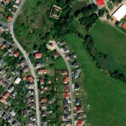 Satellite imagery of [Velká Polom] church t., CZ