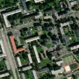 Satellite imagery of Moravskoslezske dratovny [Karviná-město] factory chimney, CZ