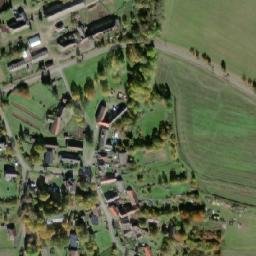 Satellite imagery of [Planá-Otín] church t., CZ