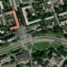 Satellite imagery of [Karviná-Fryšták] church t., CZ