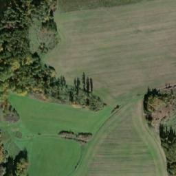 Satellite imagery of [Planá-Otín] church t., CZ