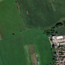 Satellite imagery of [Cerhovice] church t., CZ
