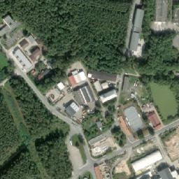Satellite imagery of Lasselsberger [Horní Bříza] ceramic factory chimney, CZ