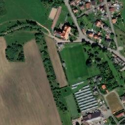 Satellite imagery of [Cerhovice] church t., CZ