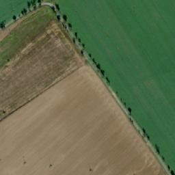 Satellite imagery of [Zvěstovice] cemetery chapel sanctus t., CZ