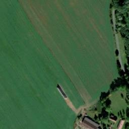 Satellite imagery of [Zvěstovice] cemetery chapel sanctus t., CZ