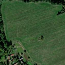 Satellite imagery of [Zvěstovice] cemetery chapel sanctus t., CZ