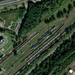 Satellite imagery of [Ostrava-Mariánské Hory] Industrial waste incinerator chimney, CZ