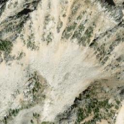 Satellite imagery of Caribou Pass, CA