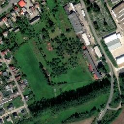Satellite imagery of [Cerhovice] church t., CZ