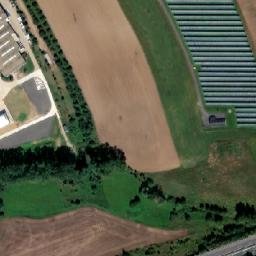 Satellite imagery of [Cerhovice] church t., CZ