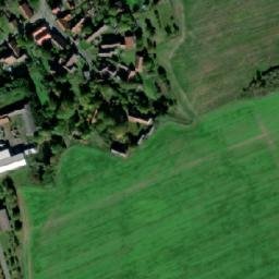 Satellite imagery of [Zvěstovice] cemetery chapel sanctus t., CZ
